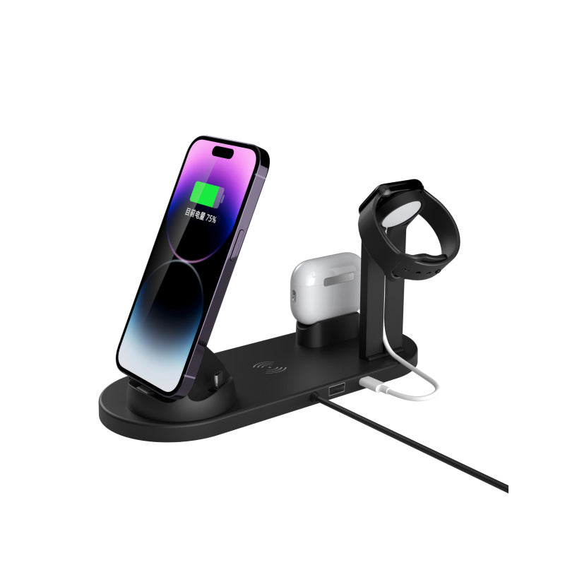 4-in-1 kabelloses Ladegerät mit Schnellladefunktion
